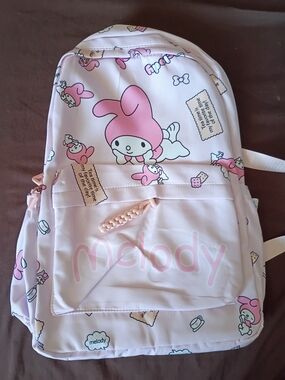 Sanrio My Melody Pastel Pink Character Print Backpack